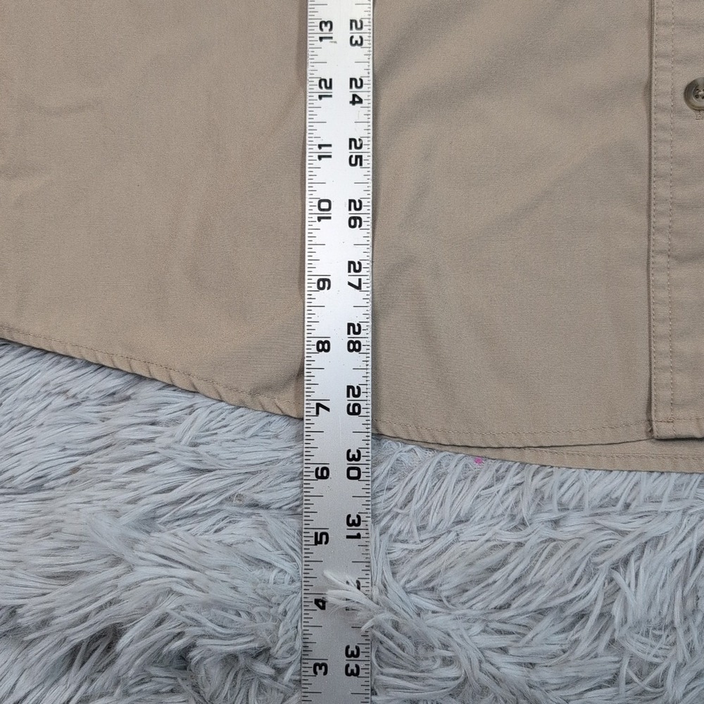 Cabela's Shirt Mens L Biege Button Up Casual Pockets Outdoors Active Uniform - Picture 4 of 10